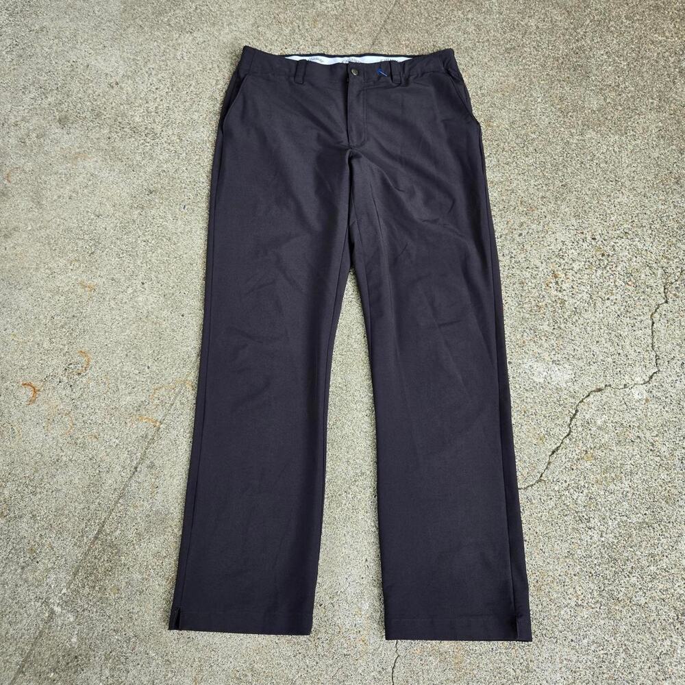 Vtg Y2k CALLAWAY GOLF Tonal Embroidered Logo Blank Plain Golf Chino Pants Sz 35